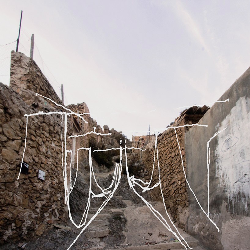 EPHEMERAL installation pier alessio rizzardi TCA think tank spain designboom 