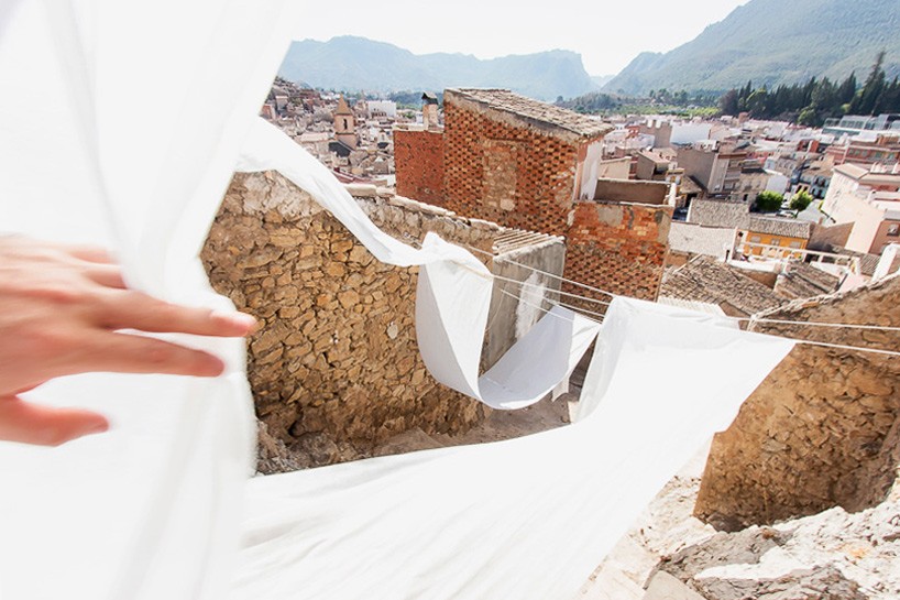 EPHEMERAL installation pier alessio rizzardi TCA think tank spain designboom 