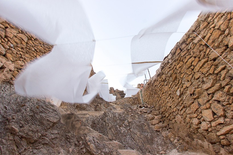 EPHEMERAL installation pier alessio rizzardi TCA think tank spain designboom 