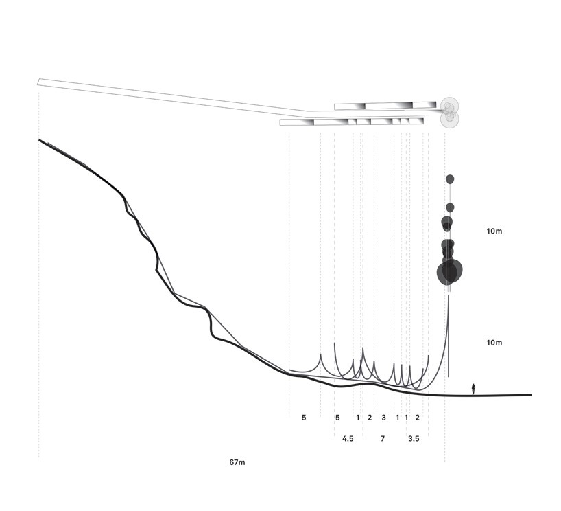 EPHEMERAL installation pier alessio rizzardi TCA think tank spain designboom 