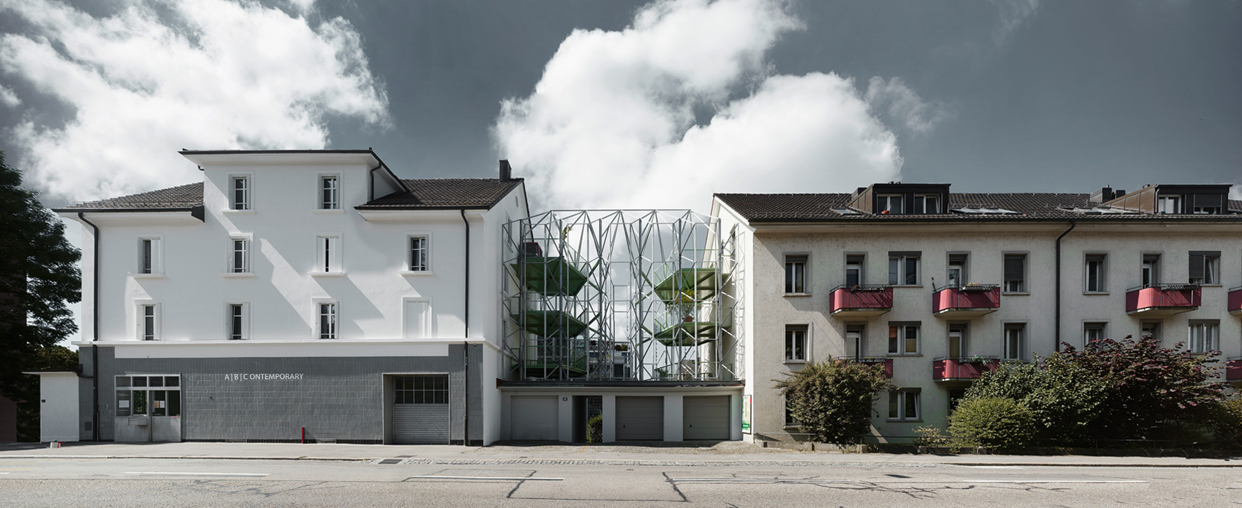 idA reconstructs zurich townhouse with steel balcony
