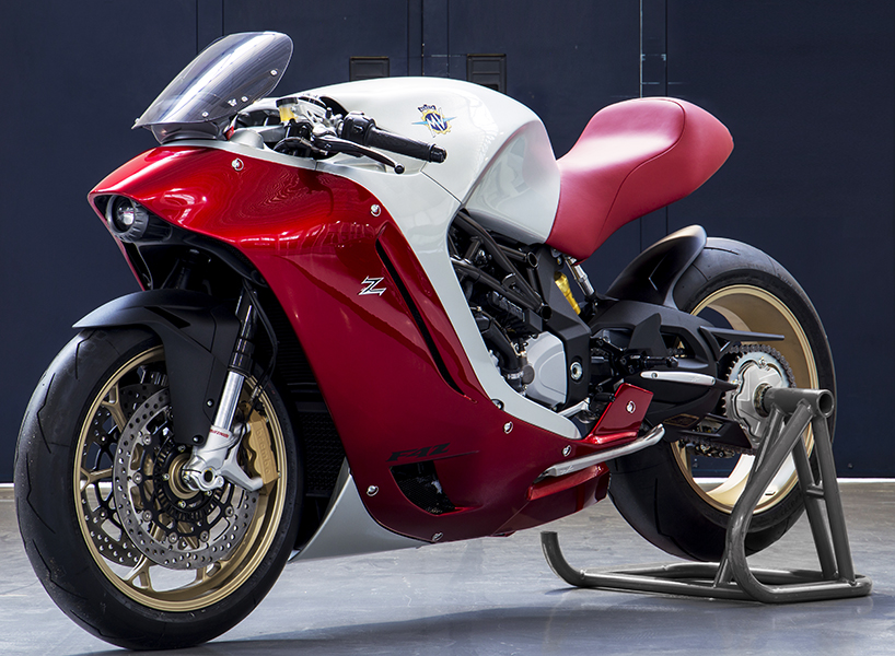 MV agusta F4Z collectible atelier motorcycle designboom