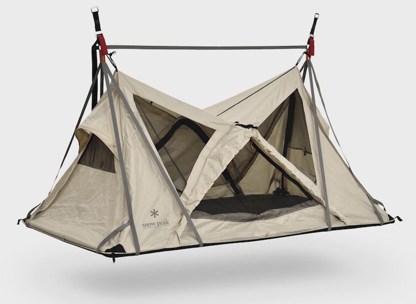 snow peak sky nest tent designboom
