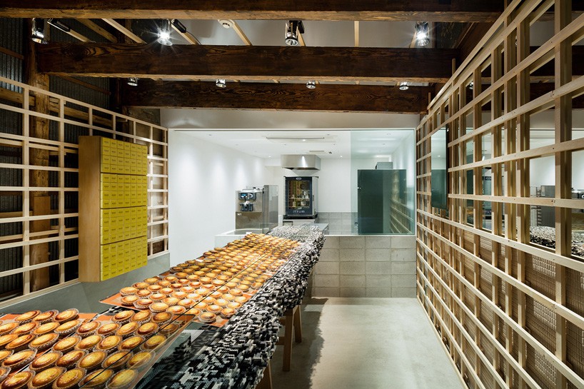 yusuke seki baked cheese tart store kyoto designboom