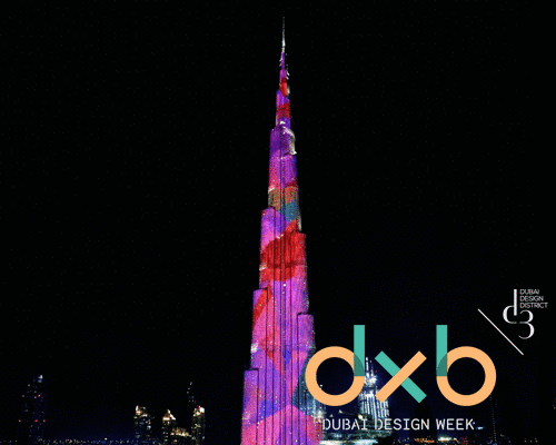 dubai design week: animating the LED facade of world's tallest tower