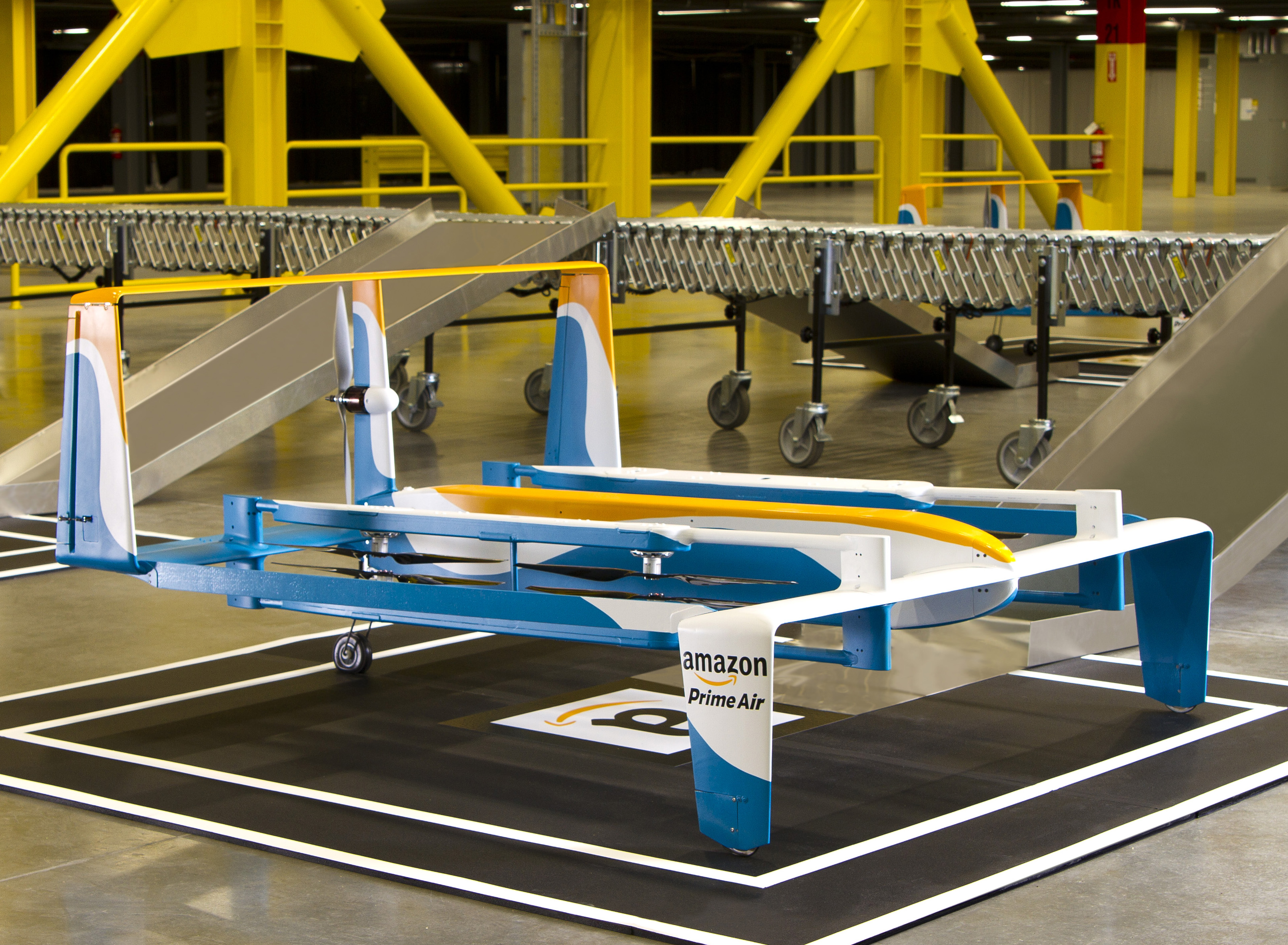 amazon prime air drone designboom