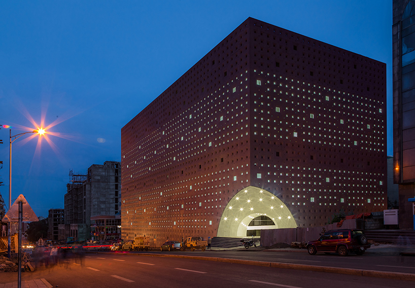 VILALTA completes mall in ethiopia with perforated envelope