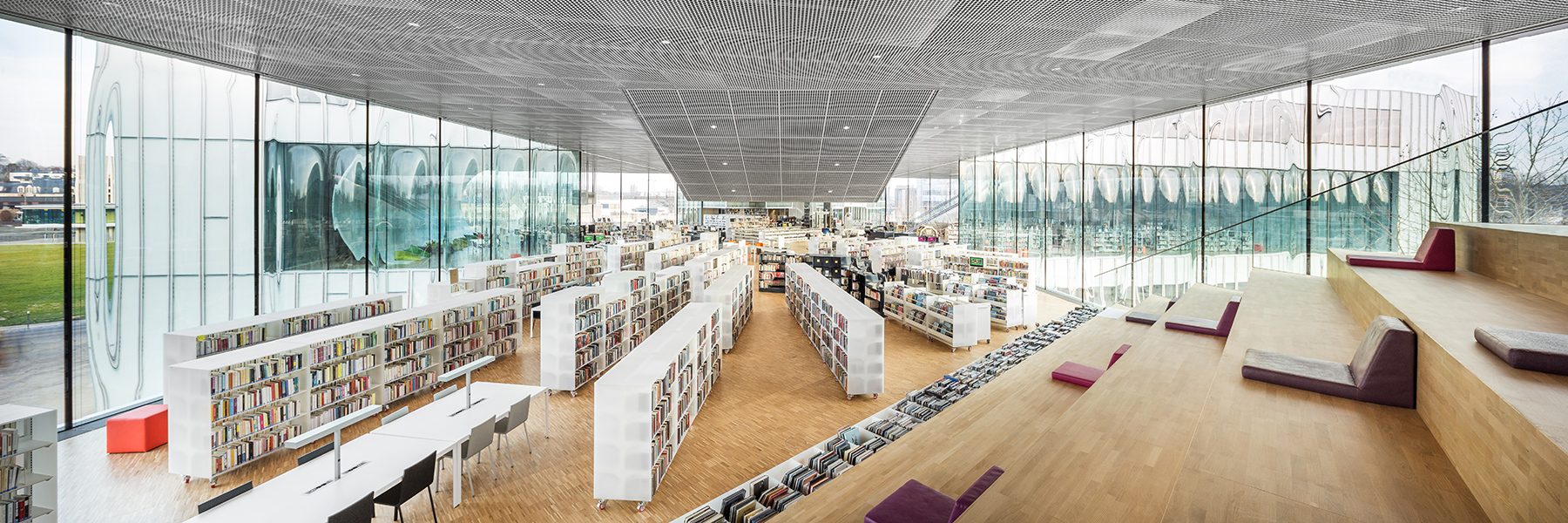 OMA + barcode architects complete library in caen, france