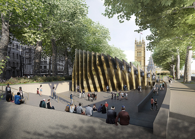 UK holocaust memorial london competition shortlist zaha hadid david adjaye daniel libeskind designboom 03