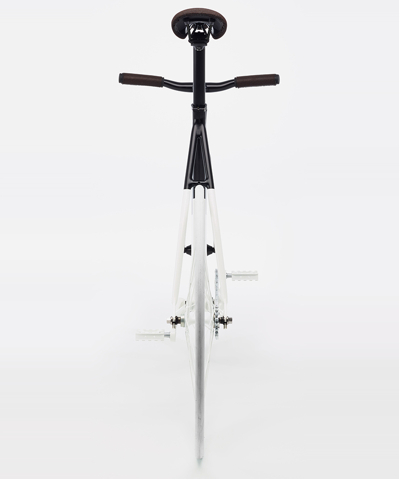 eltipo graphic black white fixie bicycle designboom