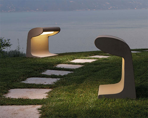 le corbusier's 'borne béton' concrete lamp rereleased by nemo lighting