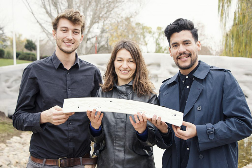 IAAC 3D printed pedestrian bridge world first pedestrian bridge catalonia designboom