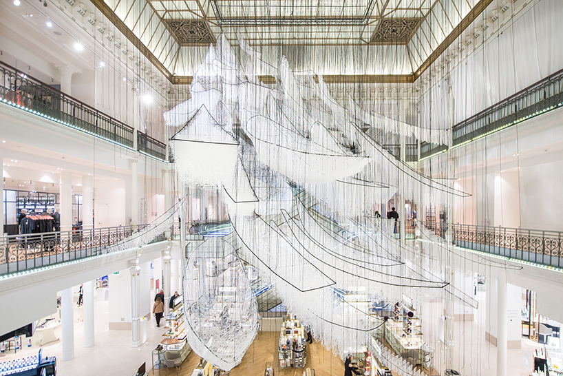 chiharu shiota le bon marche