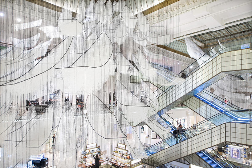 chiharu shiota le bon marche