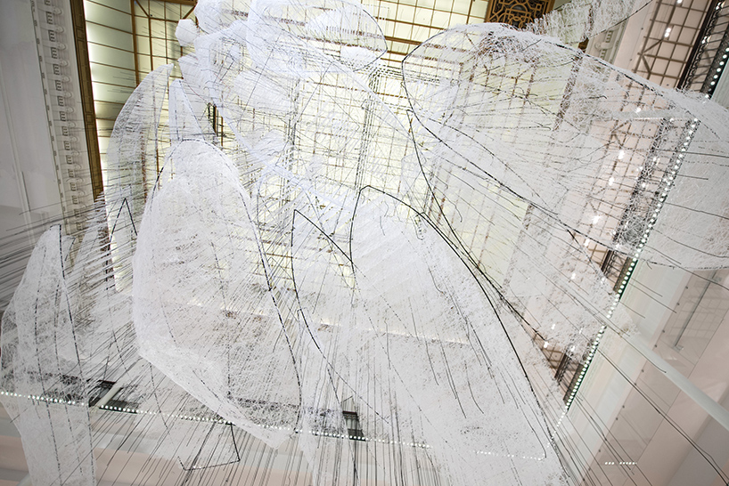 chiharu shiota le bon marche