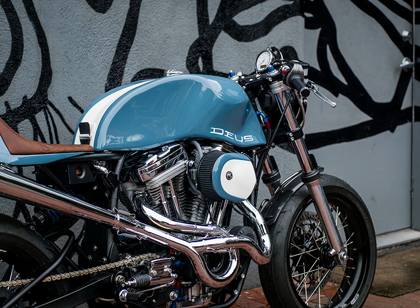 deus harley davidson bel air 1200 custom motorcycle designboom