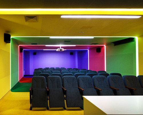 dreamdesign's new school explodes with colors, art and positivity
