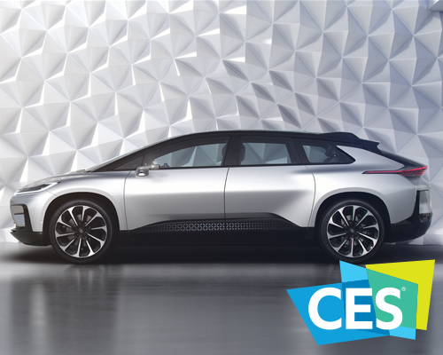 CES 2017: faraday future unveils the all-electric FF 91supercar