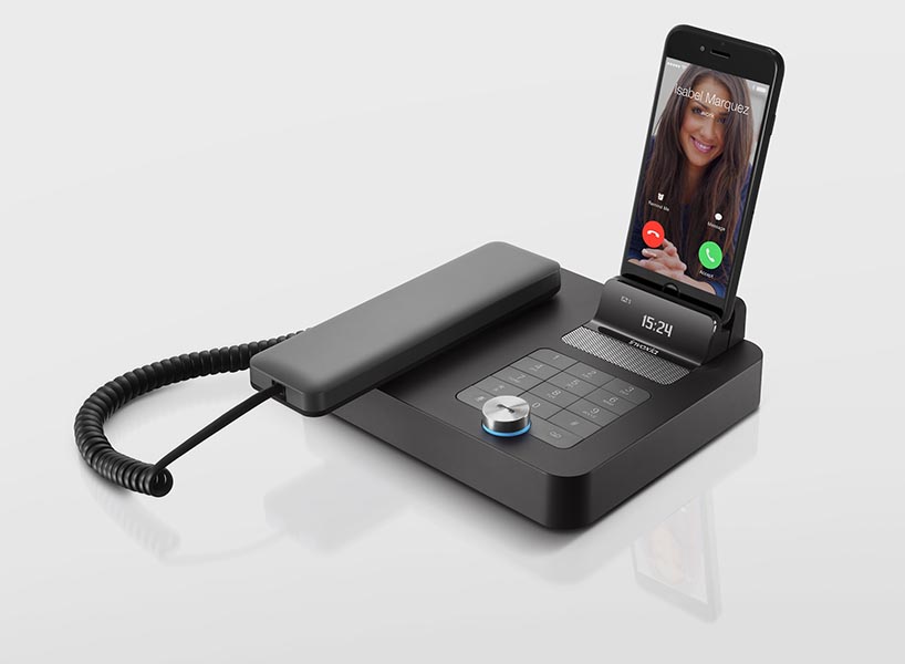 invoxia NVX 200 mobile smartphone desk telephone designboom
