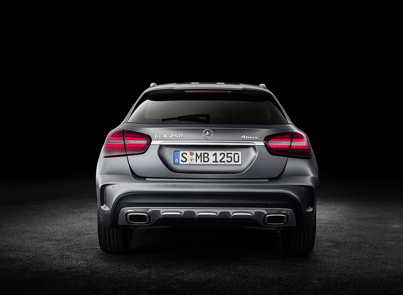 mercedes benz GLA AMG 45 4MATIC Yellow designboom