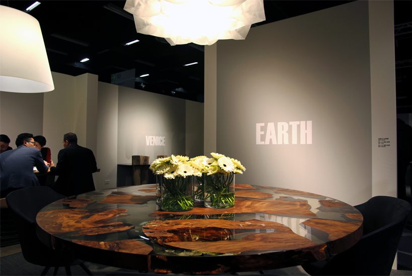 riva 1920 earth table imm cologne 2017 designboom07