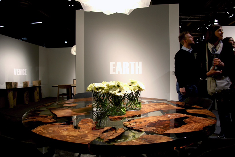 riva 1920 earth table imm cologne 2017 designboom08