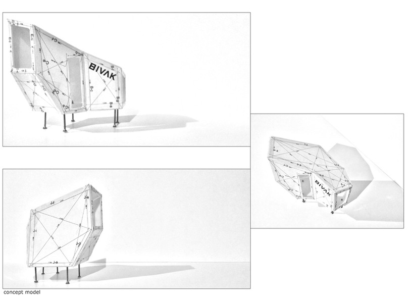 BIVAK urban nomad flats proposal designboom