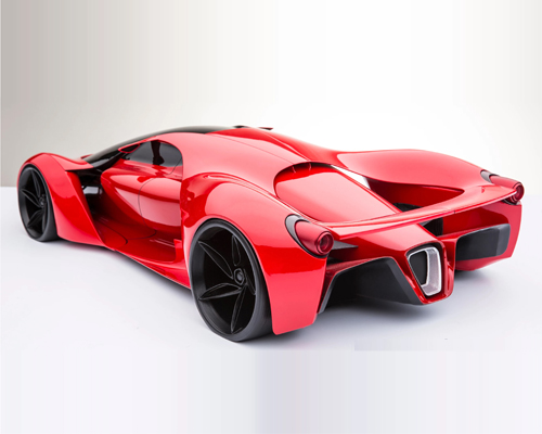 the F80 supercar concept is fit for a superhero