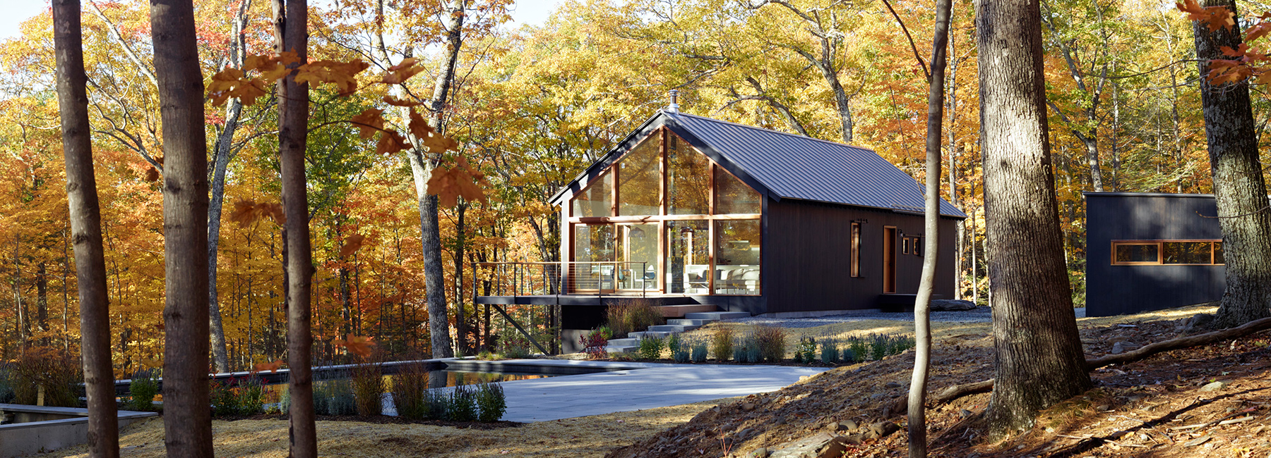 hudson woods is a residential retreat in upstate new york