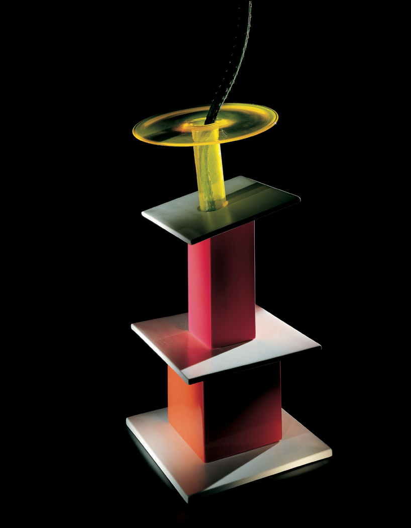 ettore sottsass glass exhibition venice il vetro designboom