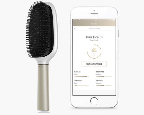 kérastase X withings smart brush tells you just how healthy your hair is