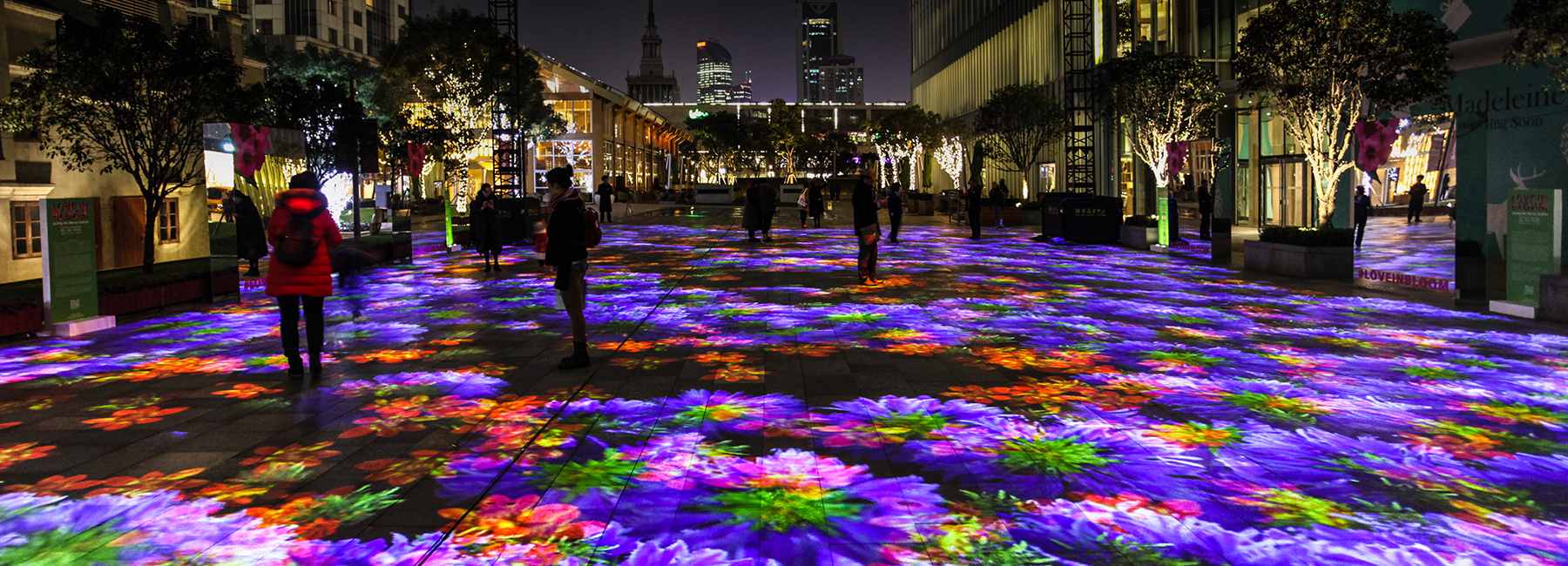 miguel chevalier's power flowers create a digital garden of light