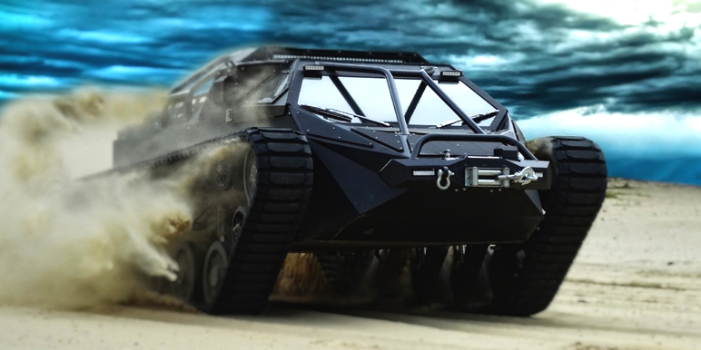ripsaw EV2 dual track luxury off-road vehicle