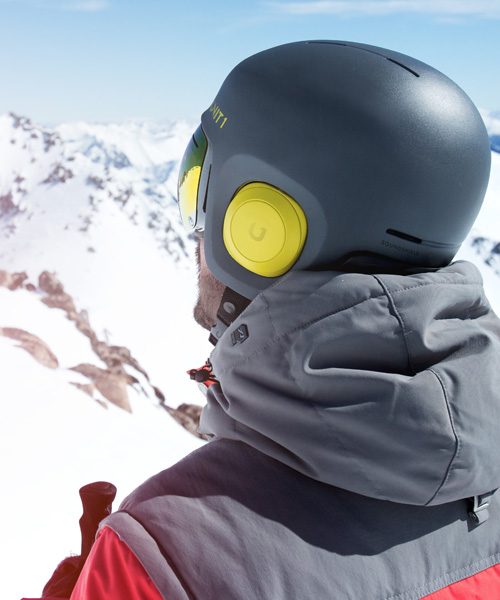 UNIT 1's SOUNDSHIELD combines headphones and helmet for extreme sports