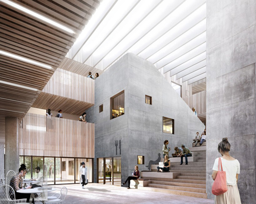 we architecture conceive roskilde campus in denmark