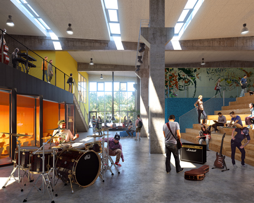 MVRDV + COBE break ground on a folk high school as part of roskilde masterplan