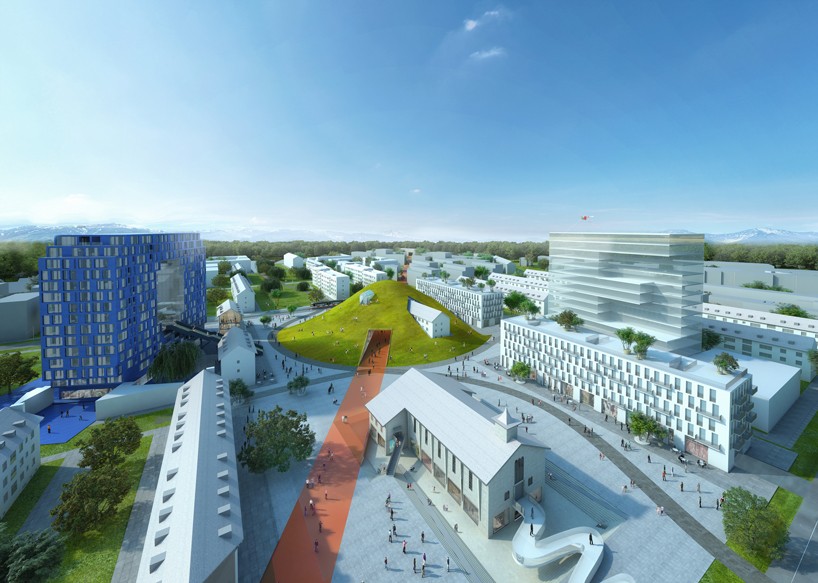 MVRDV home towers franklin mitte manheim germany designboom