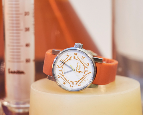 rolf sachs' 2.4ml watch for fortis draws upon the visual language of laboratories