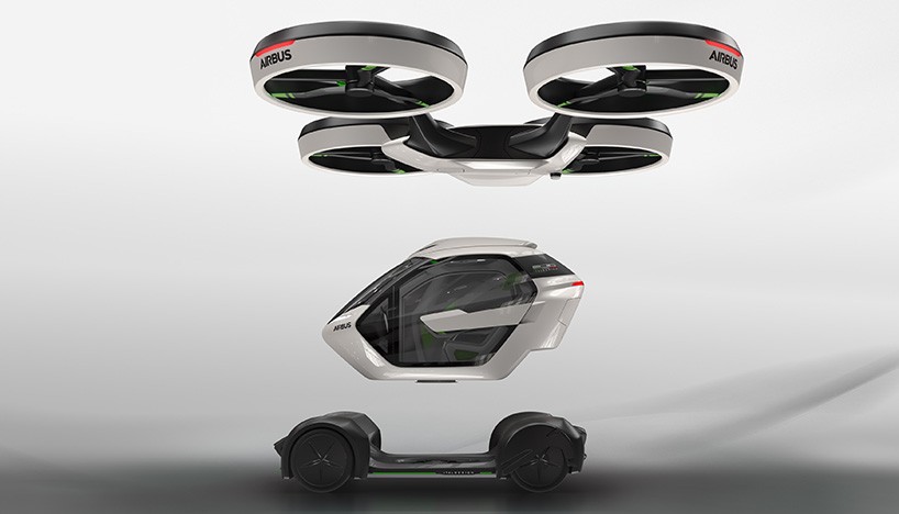 Airbus Pop up, el auto que se convierte en drone