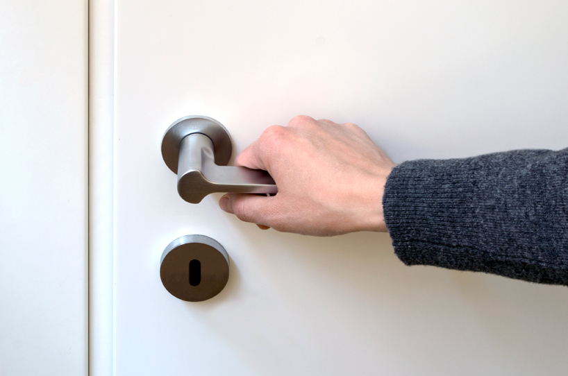 giulio iacchetti ginkgo biloba door handles designboom