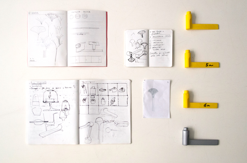 giulio iacchetti ginkgo biloba door handles designboom