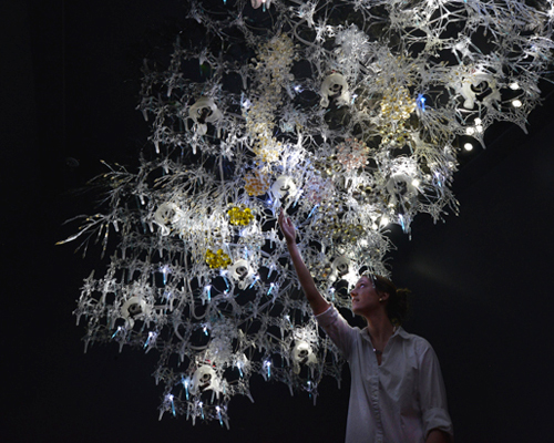philip beesley's sentient veil comes alive at the isabella stewart gardner museum