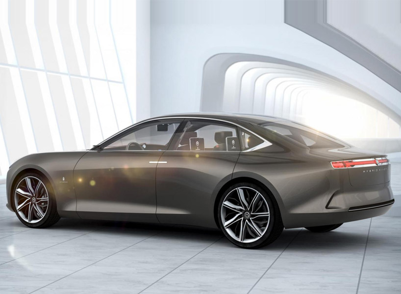 Contact Page screen design idea #105: pininfarina H600 concept car fuses electric power with luxury styling