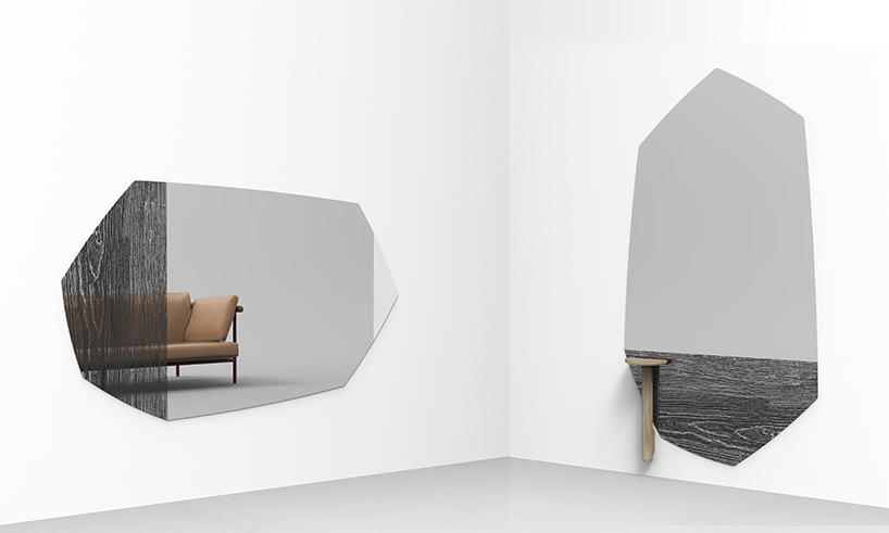 alain gilles faux mirror collection deknudt mirrors designboom