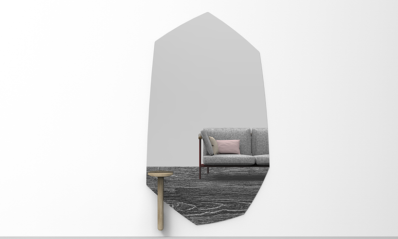alain gilles faux mirror collection deknudt mirrors designboom