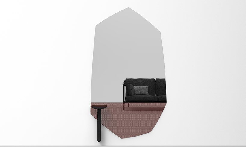 alain gilles faux mirror collection deknudt mirrors designboom