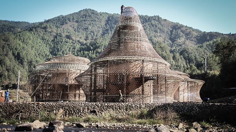 anna heringer bamboo biennale hostels designboom