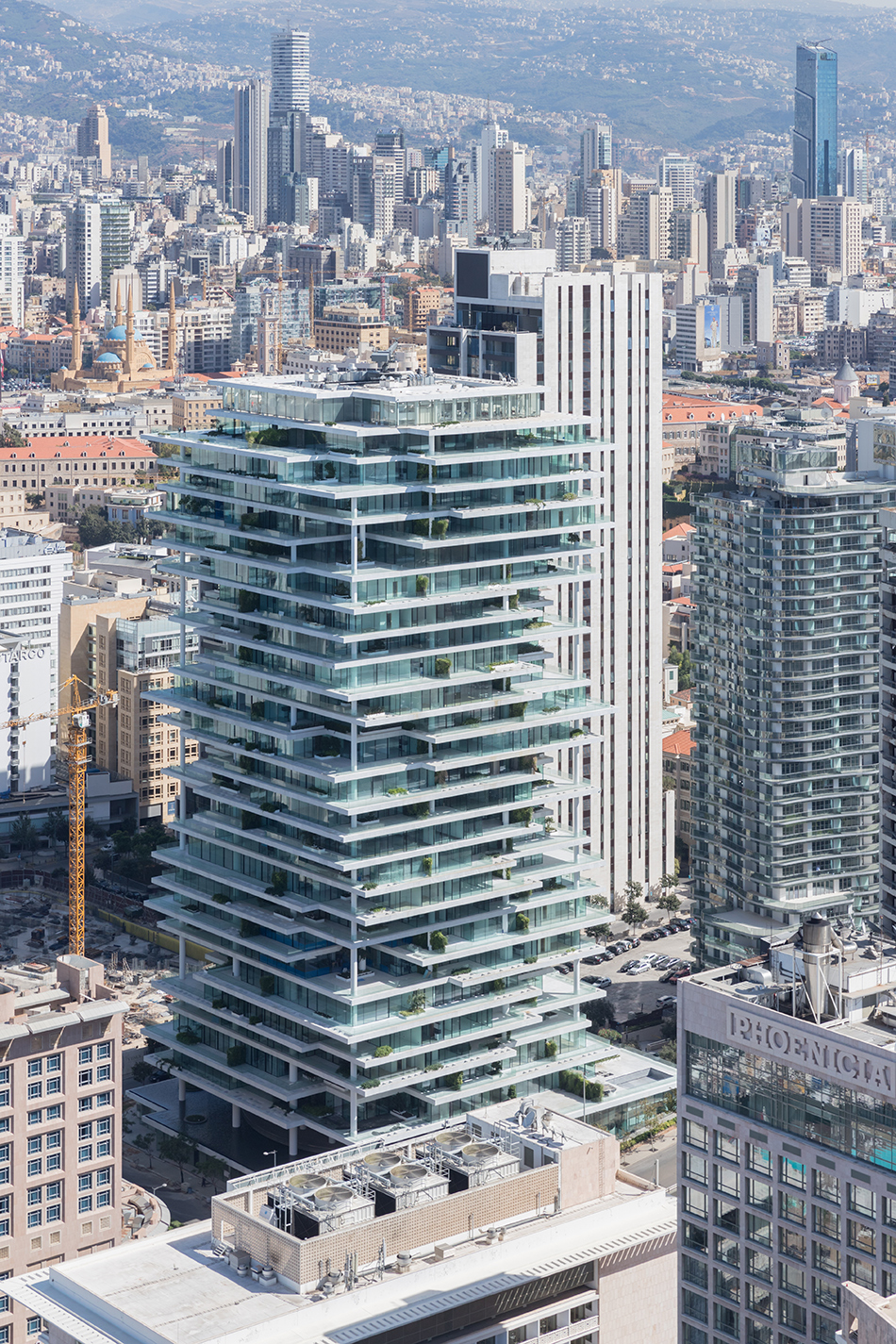 herzog & de meuron stacks 'beirut terraces' in lebanon