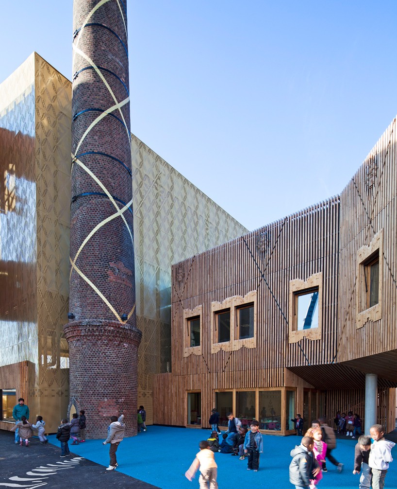 AAVP casares doisneau intermunicipal school complex france designboom