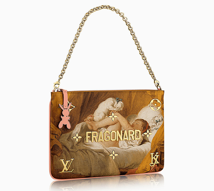 jeff koons X louis vuitton: masterpieces meet metallic monograms, leather and gold